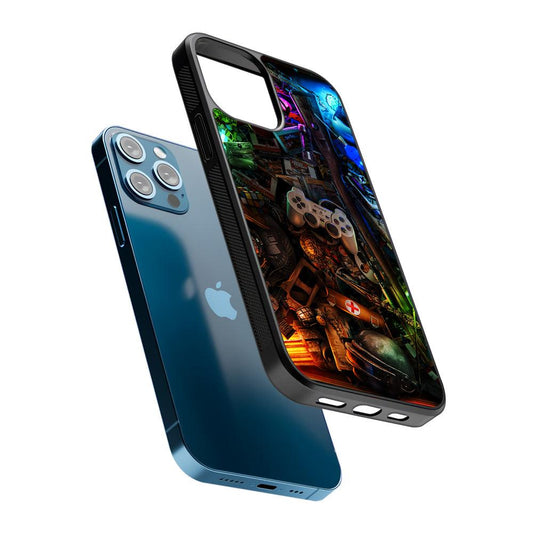 Video Games Retro Art 2D Rubber Phone Case-Oxvistore
