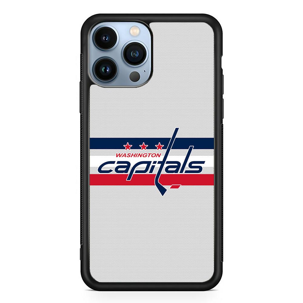 Washington Capitals Logo 2D Rubber Phone Case-Black-Oxvistore