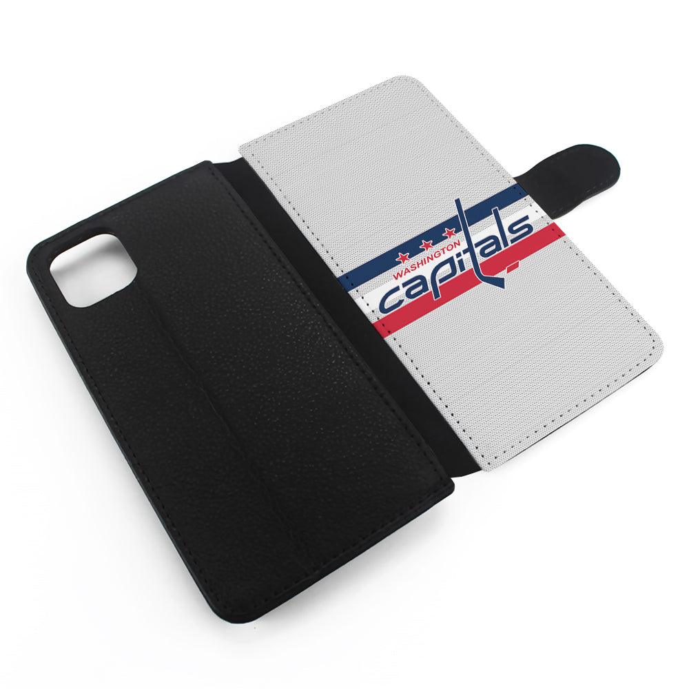 Washington Capitals Logo Flip Wallet Phone Case-Oxvistore