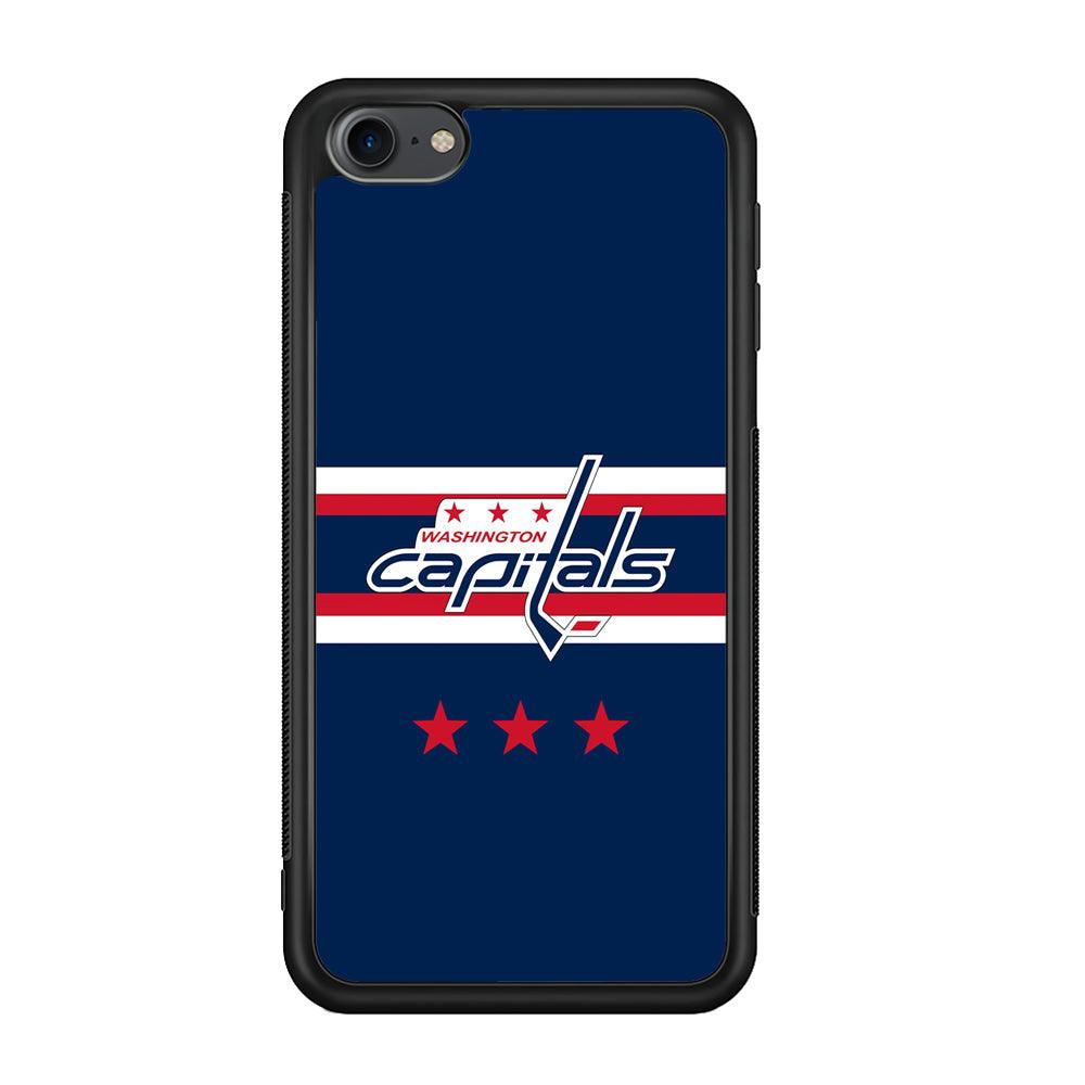 Washington Capitals The Red Star iPod Touch 6 Case-Rubber Black (2D Case)-Oxvistore