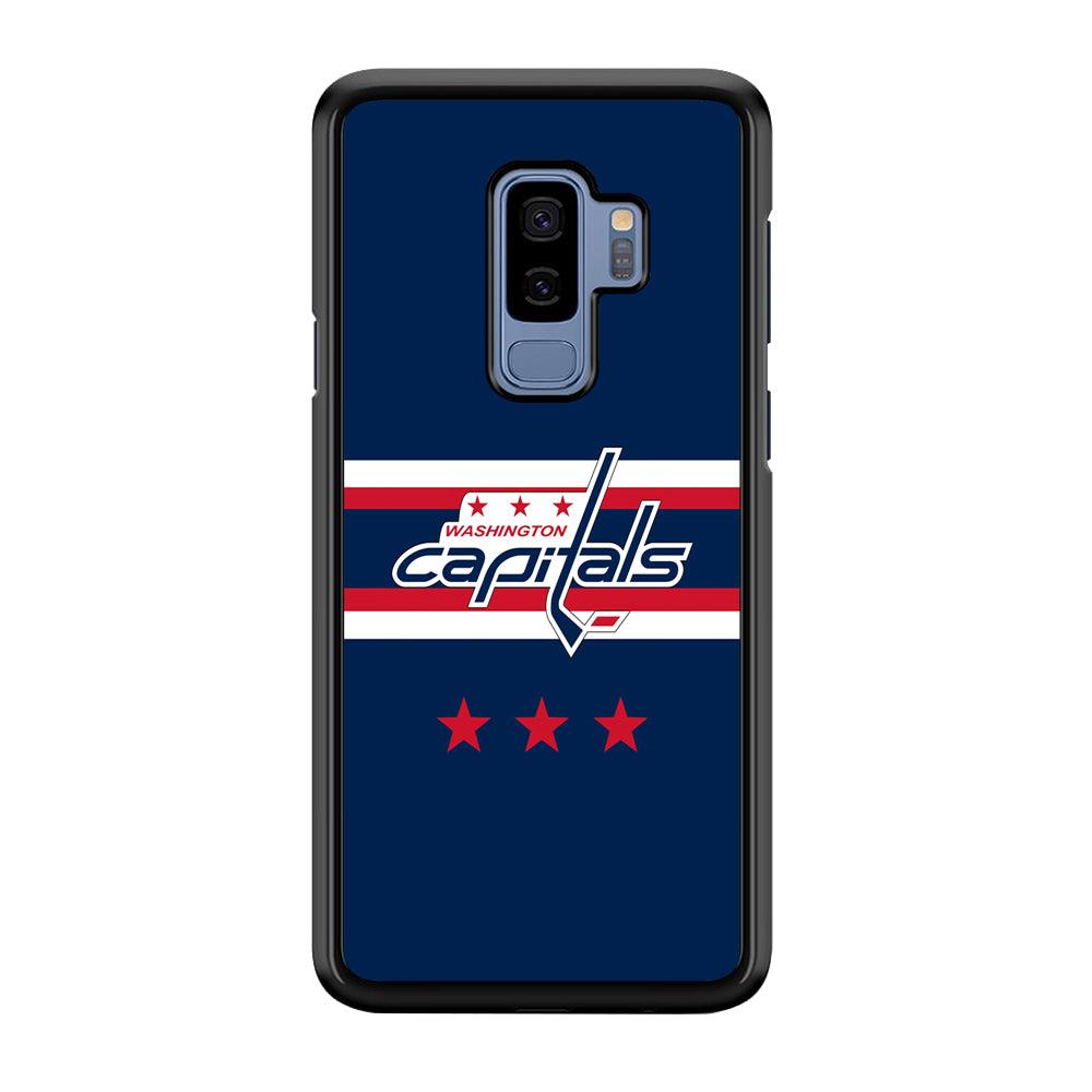 Washington Capitals The Red Star Samsung Galaxy S9 Plus Case-Rubber Black (2D Case)-Oxvistore