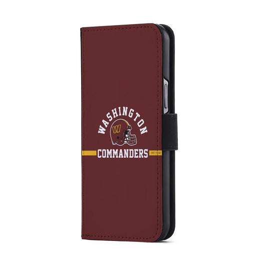 Washington Commanders Helmet Flip Wallet Phone Case-Oxvistore