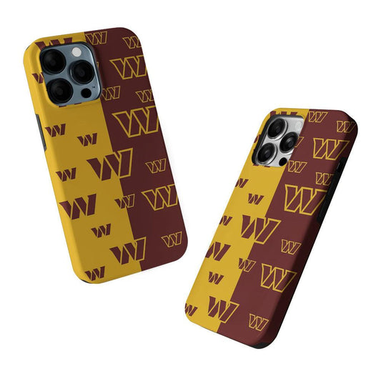 Washington Commanders Logo Pattern 2 in 1 Tough Phone Case-Oxvistore