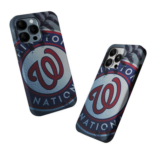Washington Nationals Ball 2 in 1 Tough Phone Case-Oxvistore