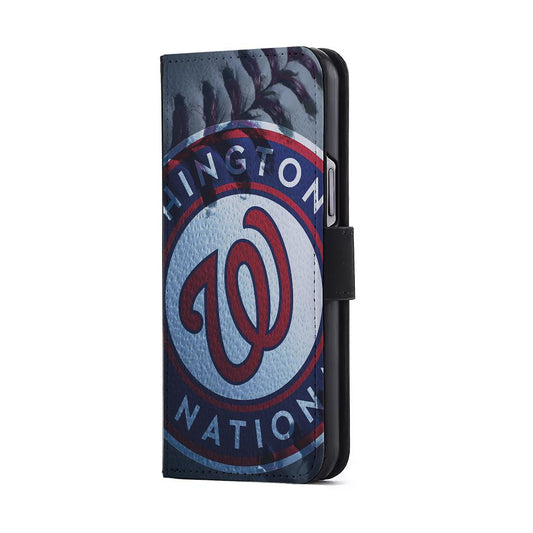 Washington Nationals Ball Flip Wallet Phone Case-Oxvistore