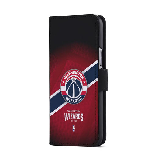 Washington Wizards Logo Flip Wallet Phone Case-Oxvistore