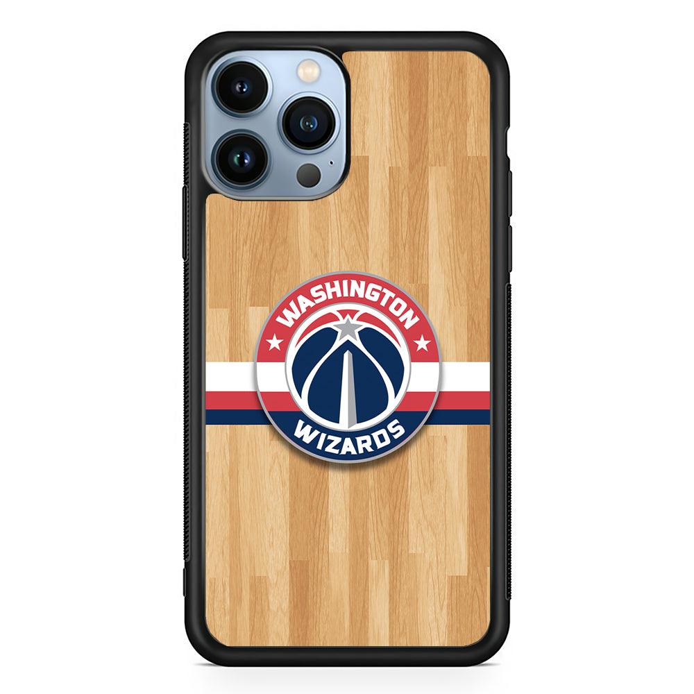 Washington Wizards Wood 2D Rubber Phone Case-Black-Oxvistore
