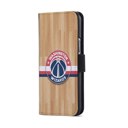 Washington Wizards Wood Flip Wallet Phone Case-Oxvistore