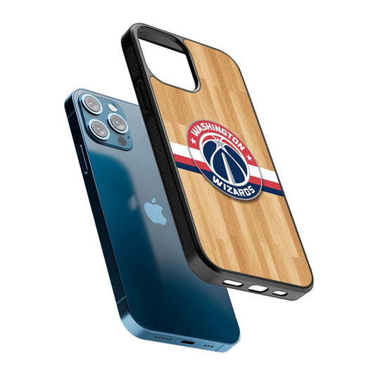 Washington Wizards Wood 2D Rubber Phone Case-Oxvistore