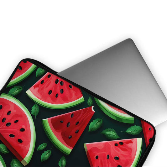Watermelon Fruit Wedges Laptop Sleeve Protective Cover-Oxvistore
