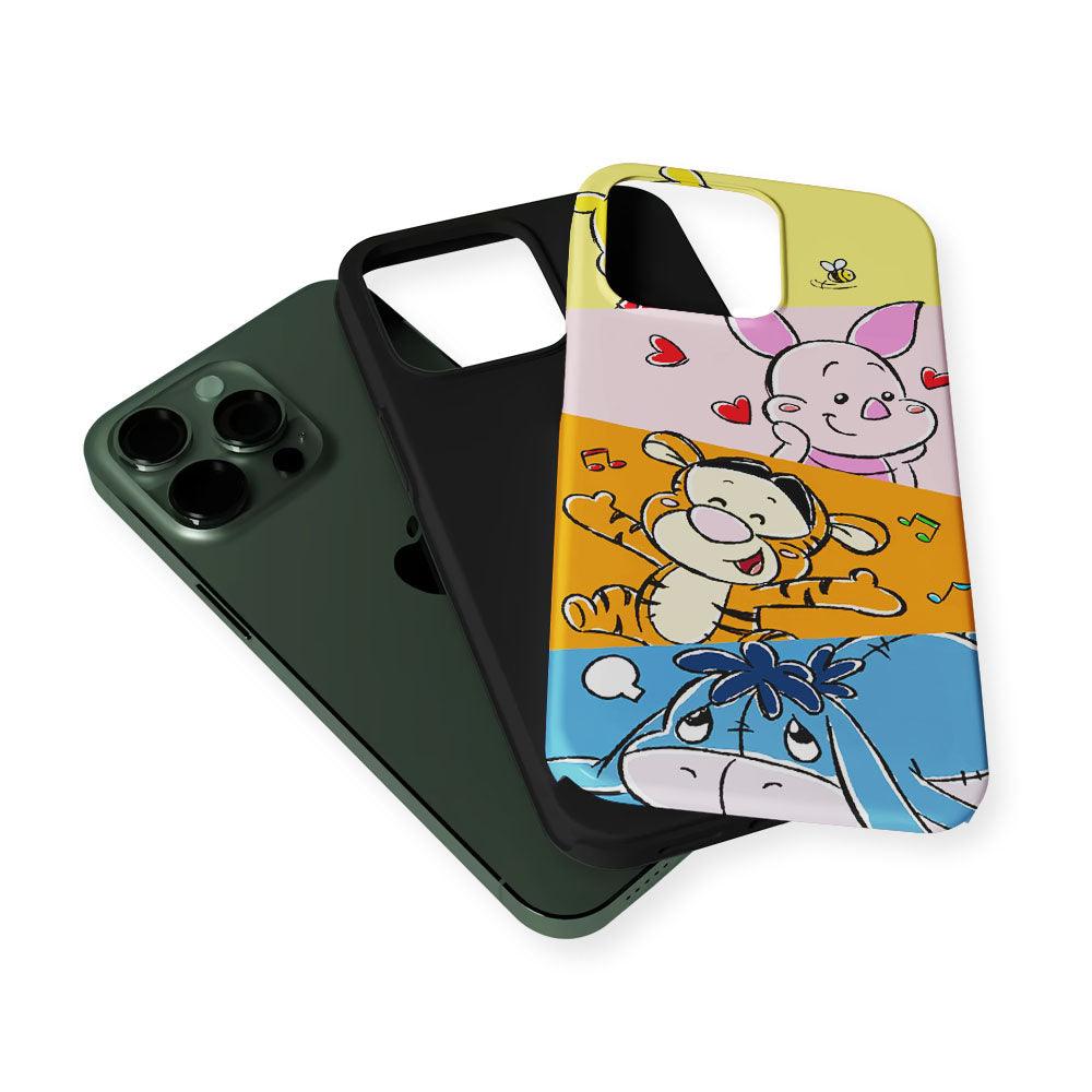 Winnie The Pooh Baby Character 2 in 1 Tough Phone Case-Oxvistore