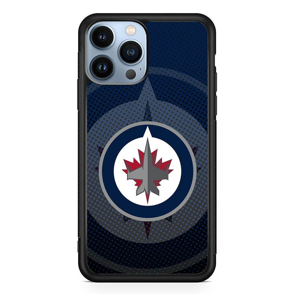 Winnipeg Jets Logo 2D Rubber Phone Case-Black-Oxvistore