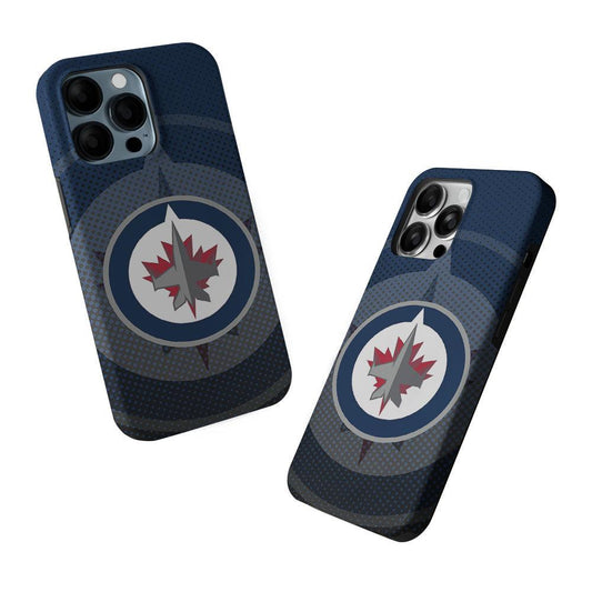 Winnipeg Jets Logo 2 in 1 Tough Phone Case-Oxvistore