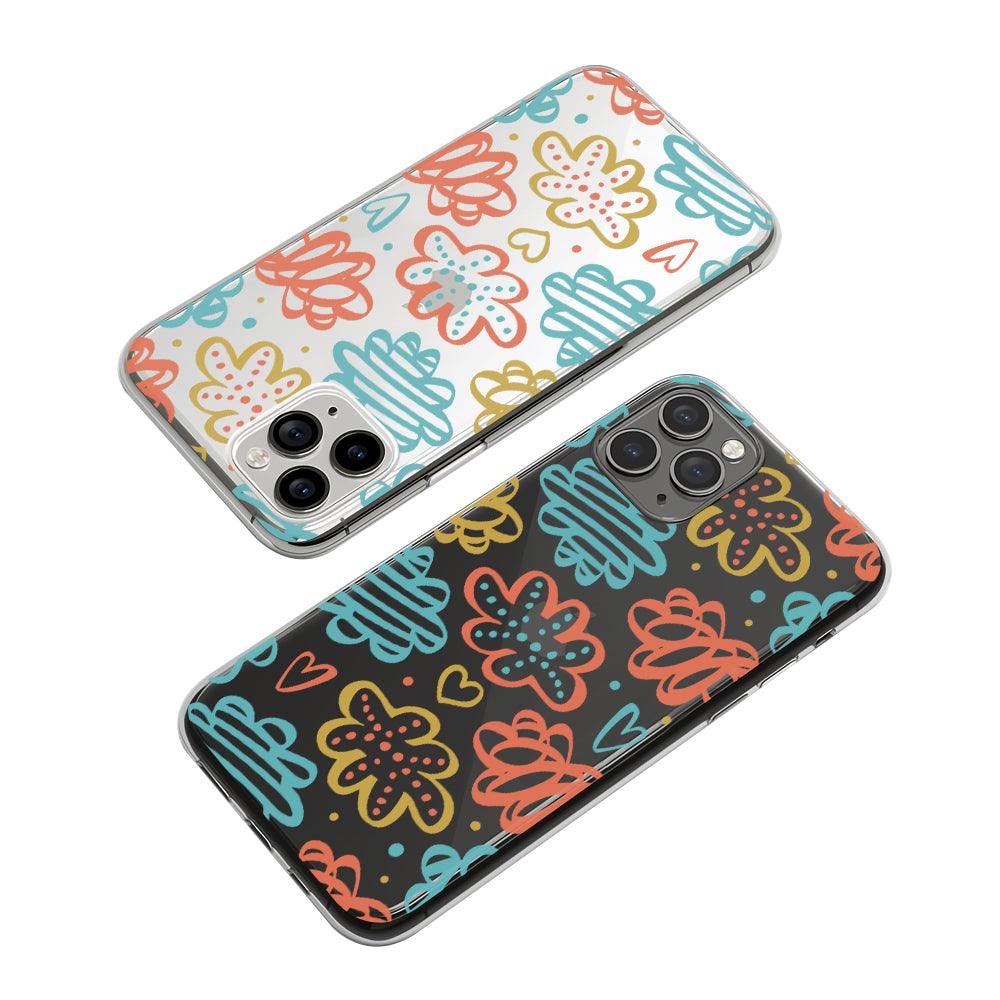 Wisps of Clouds on Bright Sky Clear Soft Case-Oxvistore