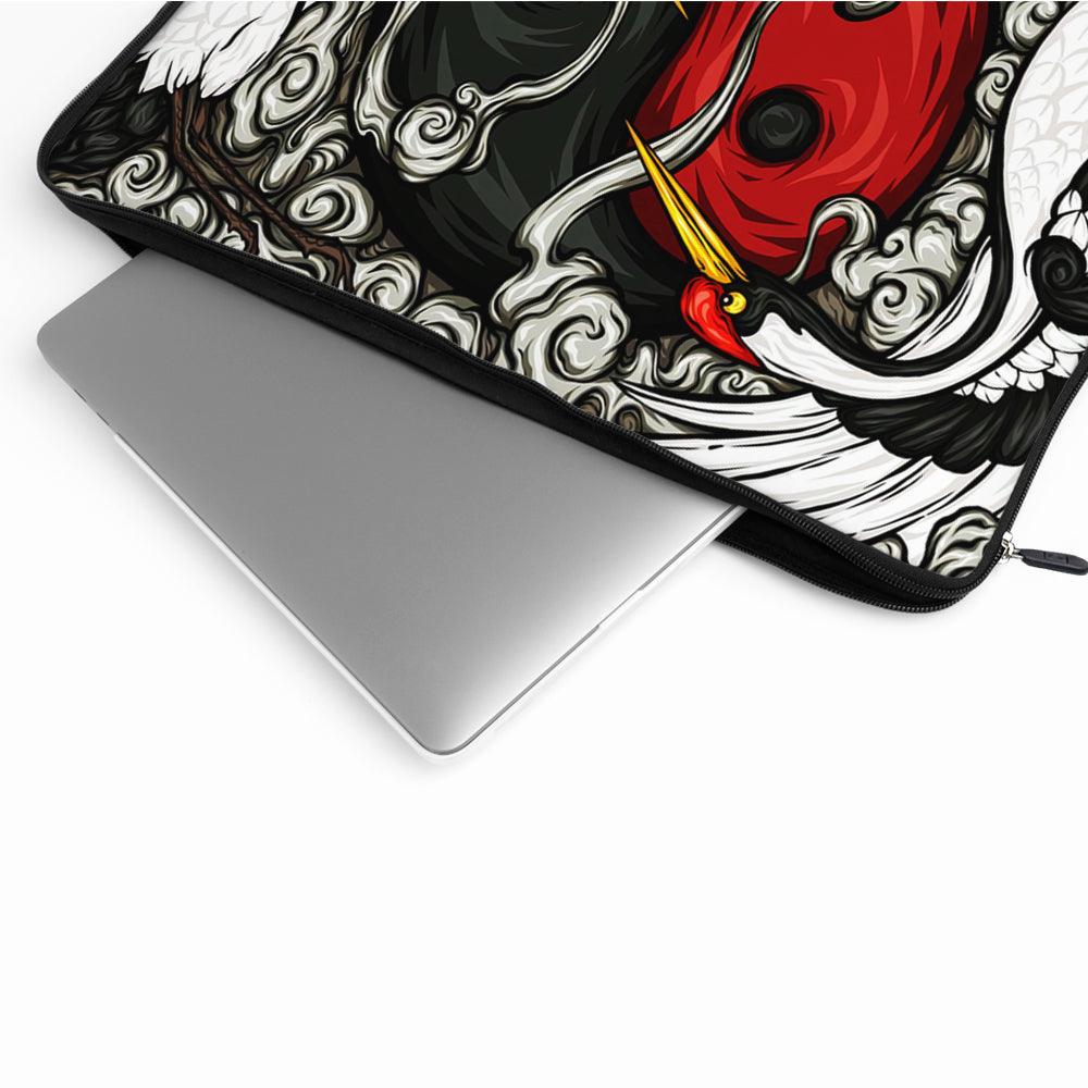 Yin Yang Japanese Art Graffiti Laptop Sleeve Protective Cover-Oxvistore