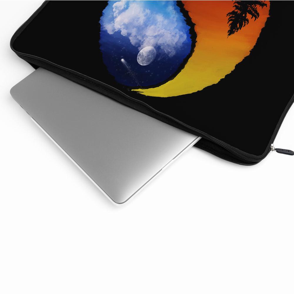 Yin Yang Moon Sunset Laptop Sleeve Protective Cover-Oxvistore