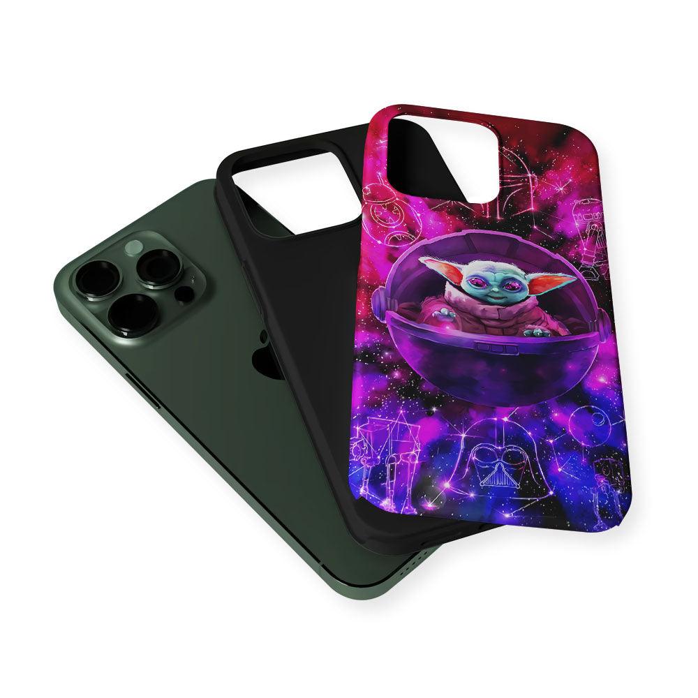 Yoda Star Wars Spacecraft 2 in 1 Tough Phone Case-Oxvistore