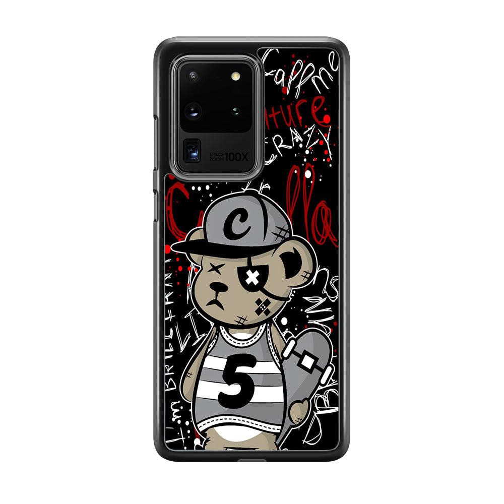 Young and Have Fun with The Future Samsung Galaxy S20 Ultra Case-Rubber White (2D Case)-Oxvistore