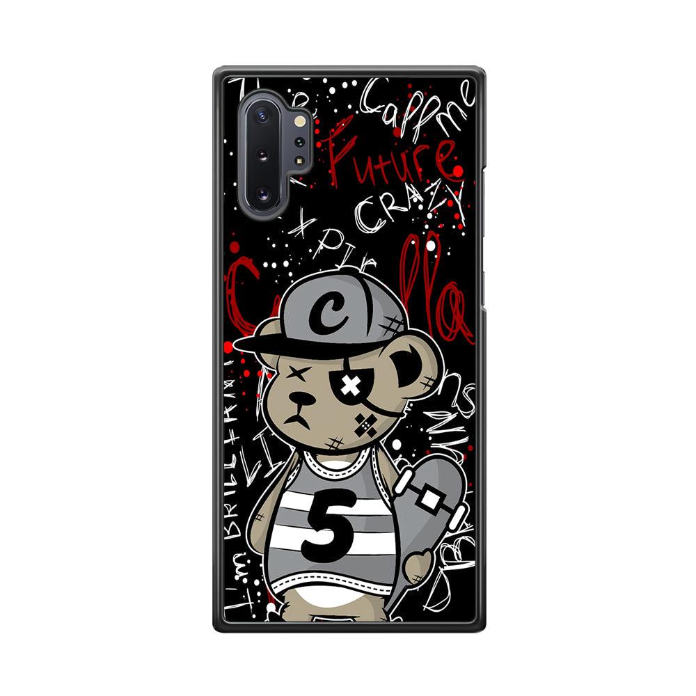 Young and Have Fun with The Future Samsung Galaxy Note 10 Plus Case-Rubber White (2D Case)-Oxvistore