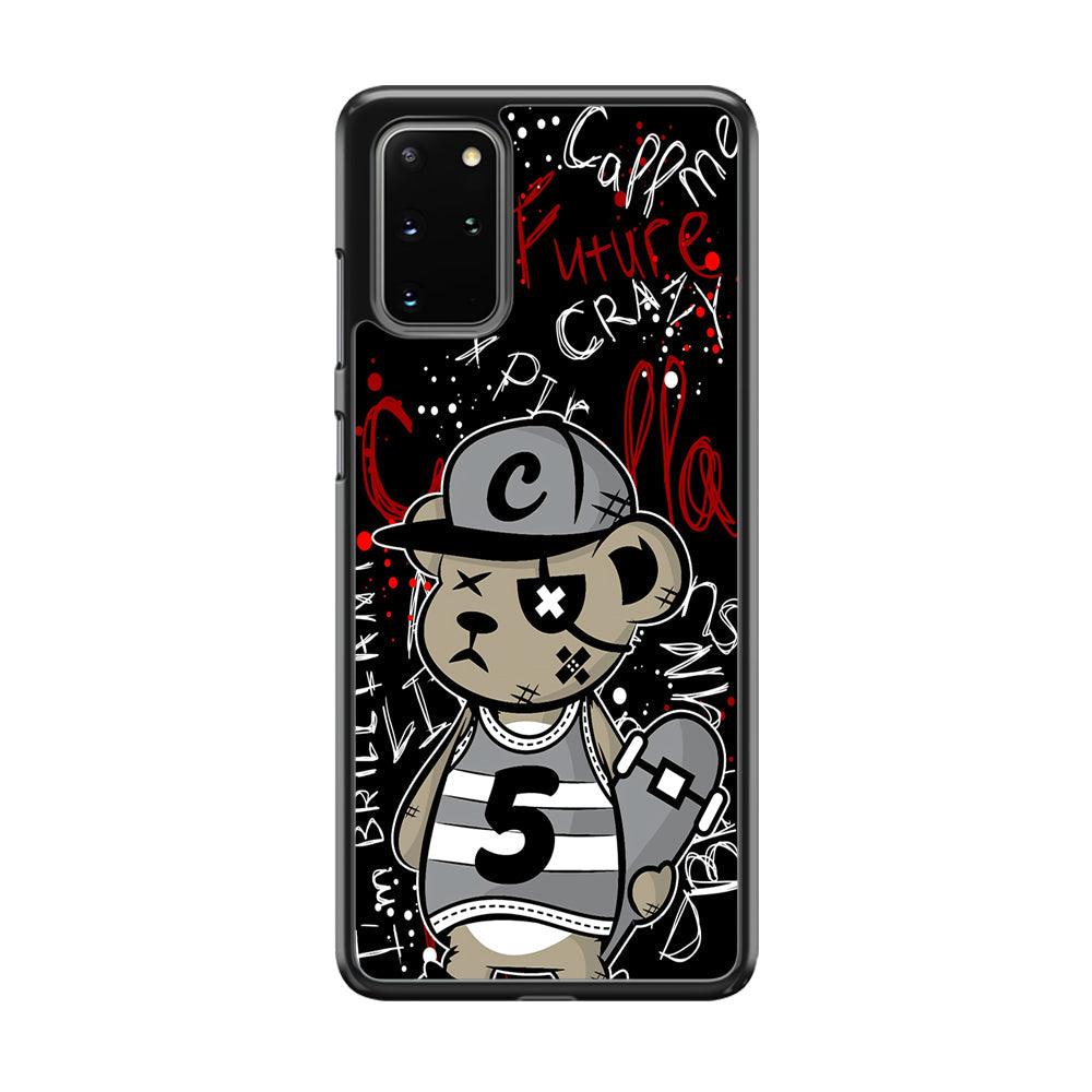 Young and Have Fun with The Future Samsung Galaxy S20 Plus Case-Rubber White (2D Case)-Oxvistore