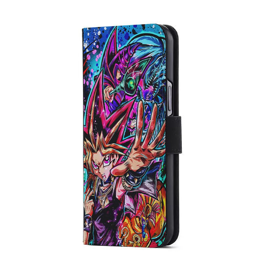 Yu-Gi-Oh Duel Monsters Art Flip Wallet Phone Case-Oxvistore