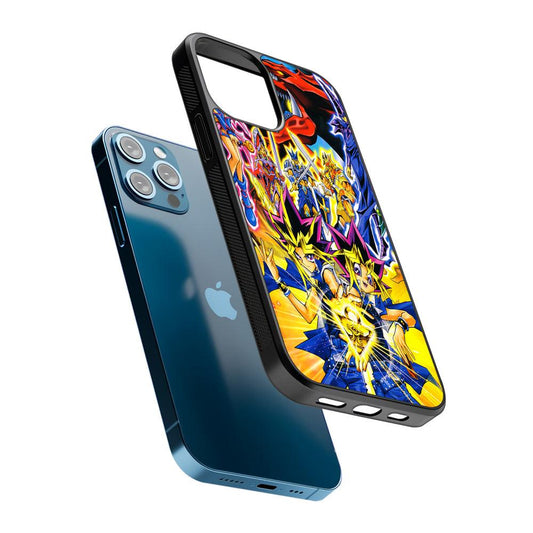 Yu-Gi-Oh Duel Monsters Fight 2D Rubber Phone Case-Oxvistore