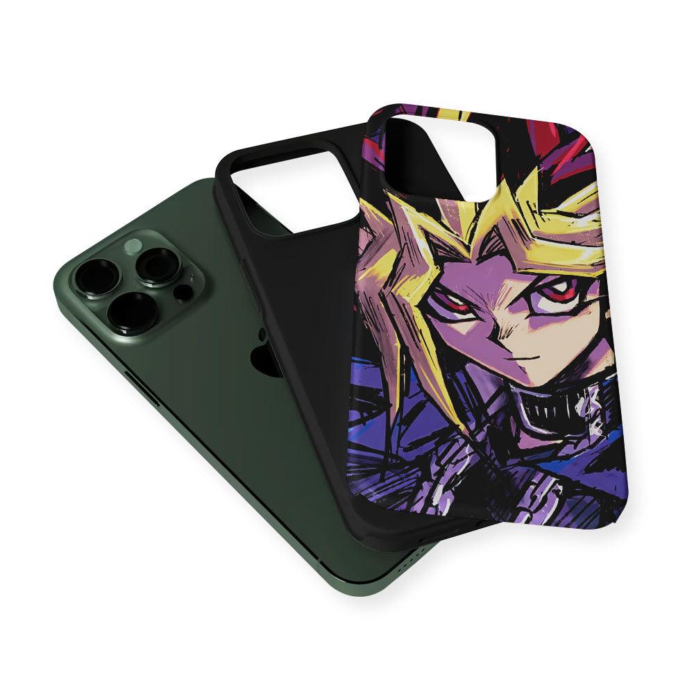 Yu-Gi-Oh Yami Yugi 2 in 1 Tough Phone Case-Oxvistore