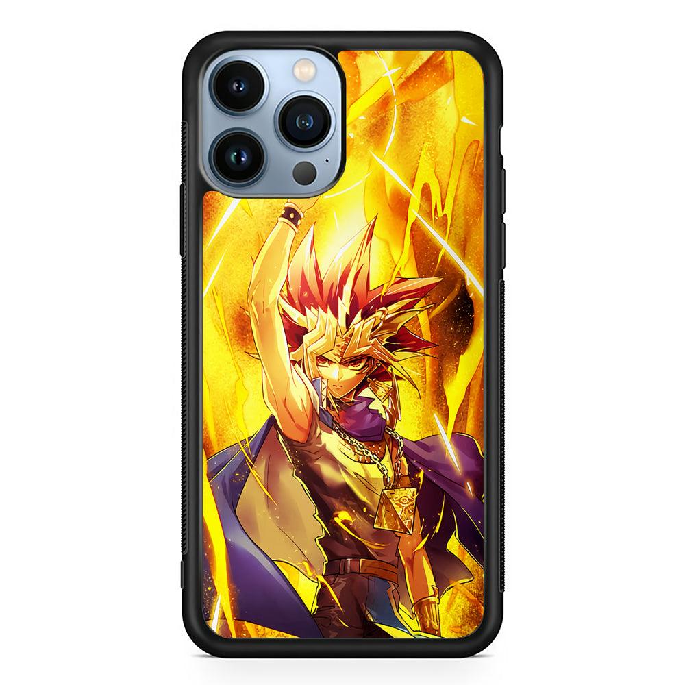 Yugi Muto Yu-Gi-Oh 2D Rubber Phone Case-Black-Oxvistore