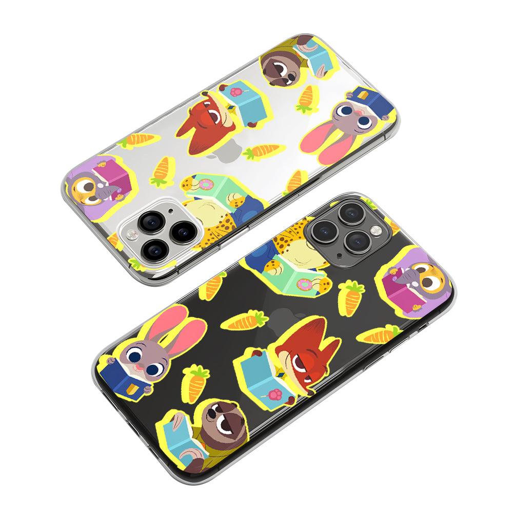 Zootopia Reading with Friends Clear Soft Case-Oxvistore