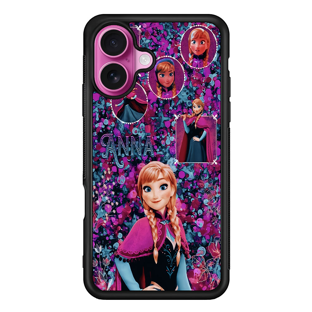 Princess Anna Frozen Art iPhone 17 Case | Slim Protective Rubber Phone Cover