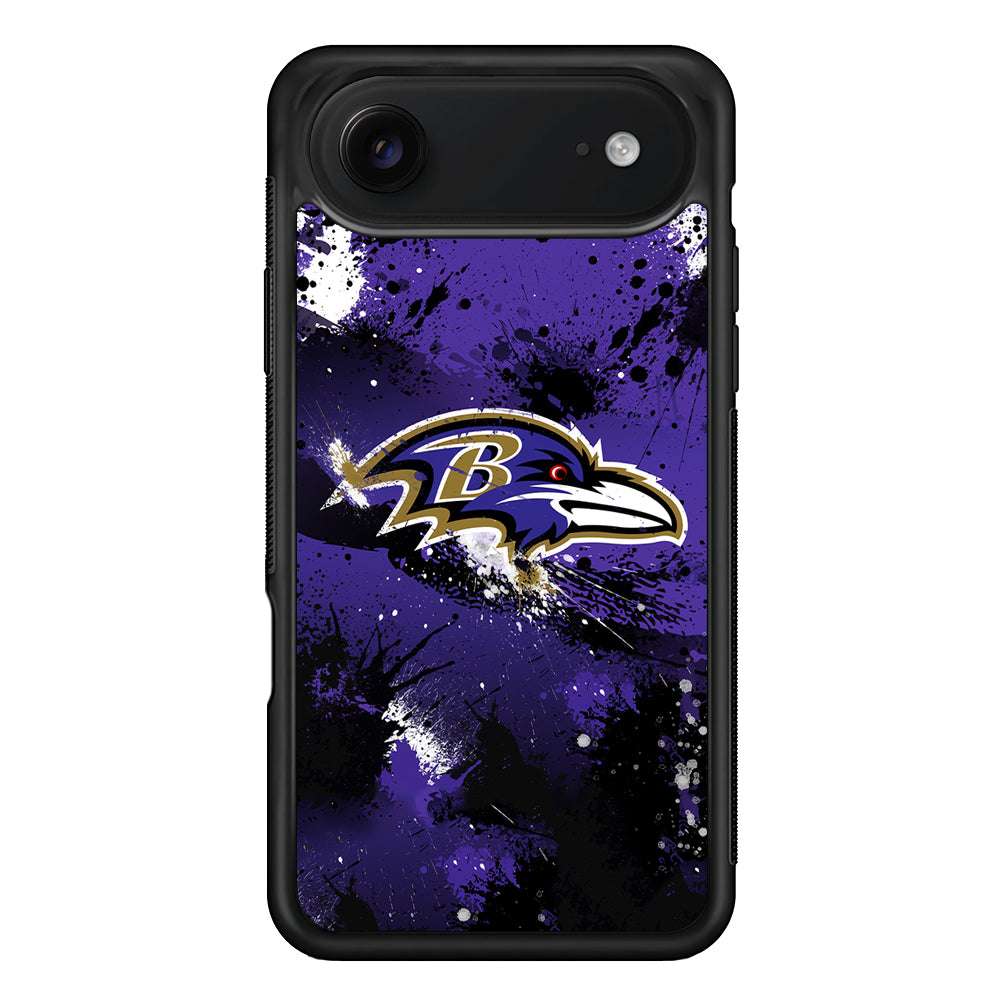 Baltimore Ravens Abstract iPhone 17 Air Case | Protective Case for iPhone 17 Air