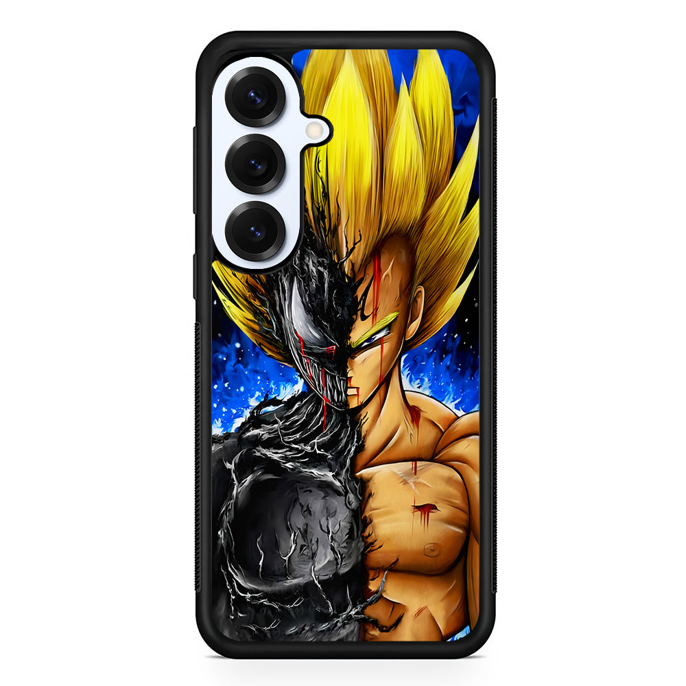 Venom X Vegeta Fusion Samsung Galaxy S25 Plus Case | Slim Rubber Cover for Samsung Galaxy S25 Plus