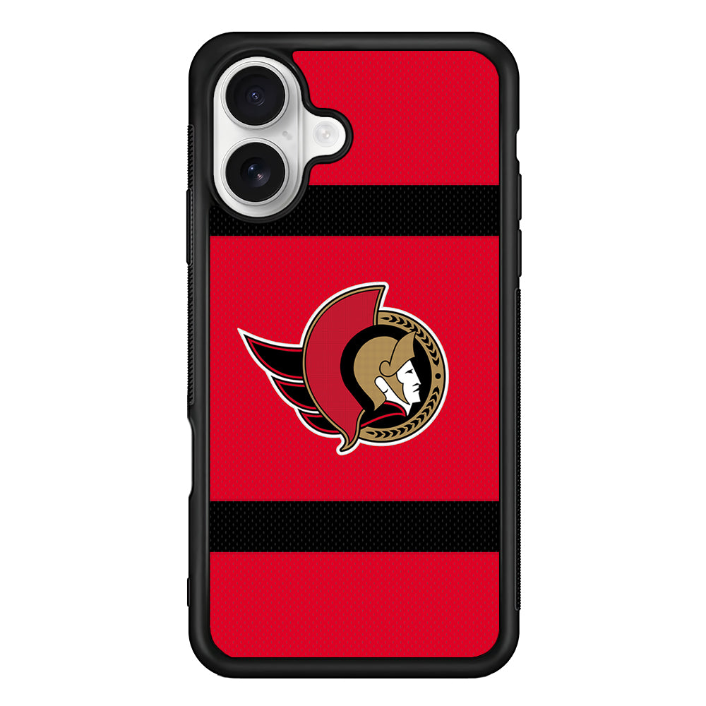 Ottawa Senators Logo iPhone 16 Plus Case | Durable Protective Rubber Cover