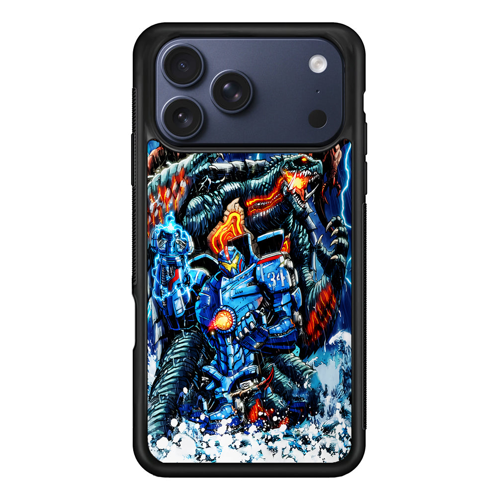 Gamera VS Pacific Rim iPhone 17 Pro Max Case | Slim Protective Cover for iPhone 17 Pro Max
