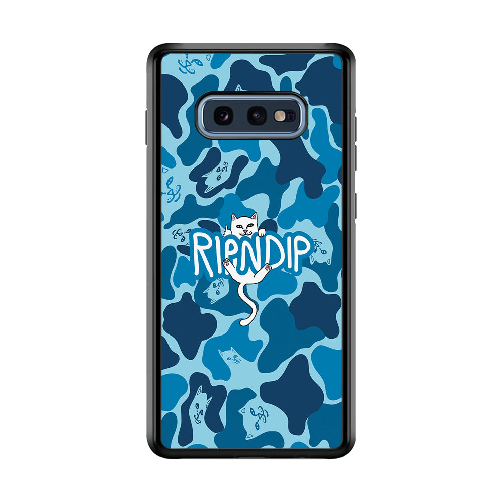 Rip N Dip Blue Camo Samsung Galaxy S10E Case | Slim Rubber Case for Samsung Galaxy S10E