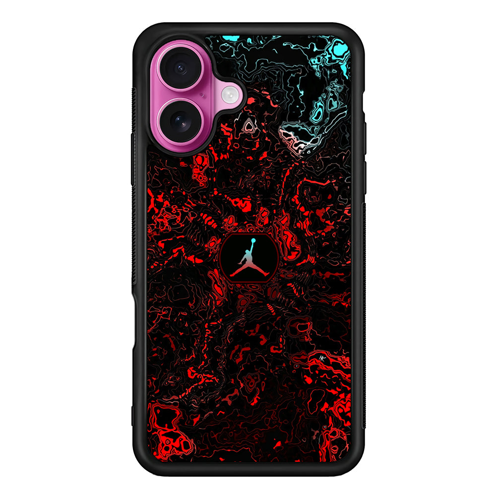 Air Jordan Mountain Contour iPhone 17 Case - Slim Rubber Case for iPhone 17