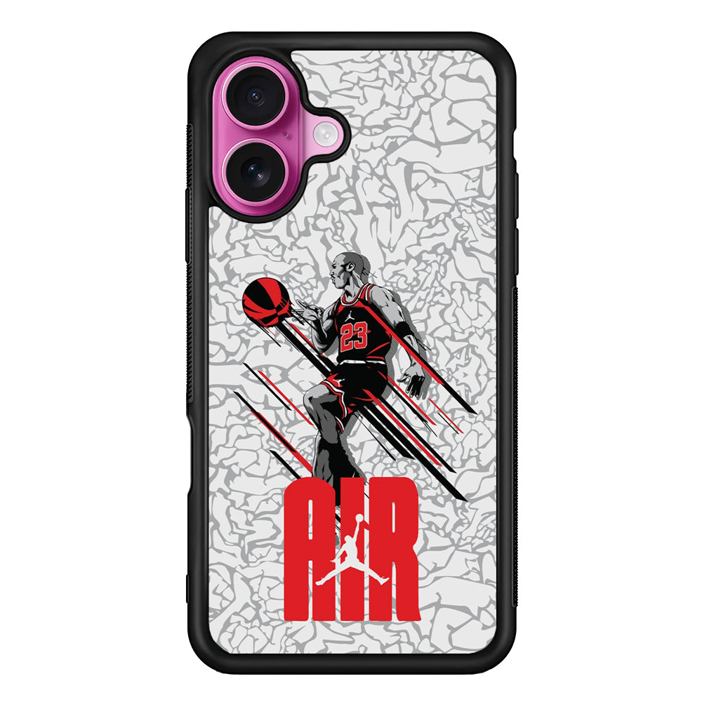 Air Jordan The Jumpingman iPhone 17 Case - Slim Rubber Case for iPhone 17