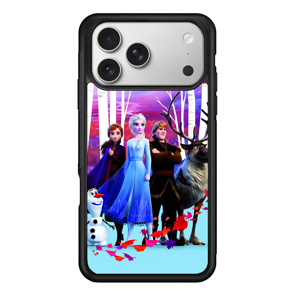 Elsa in Autumn Forest Frozen iPhone 17 Pro Case | Slim Rubber Case for iPhone 17 Pro