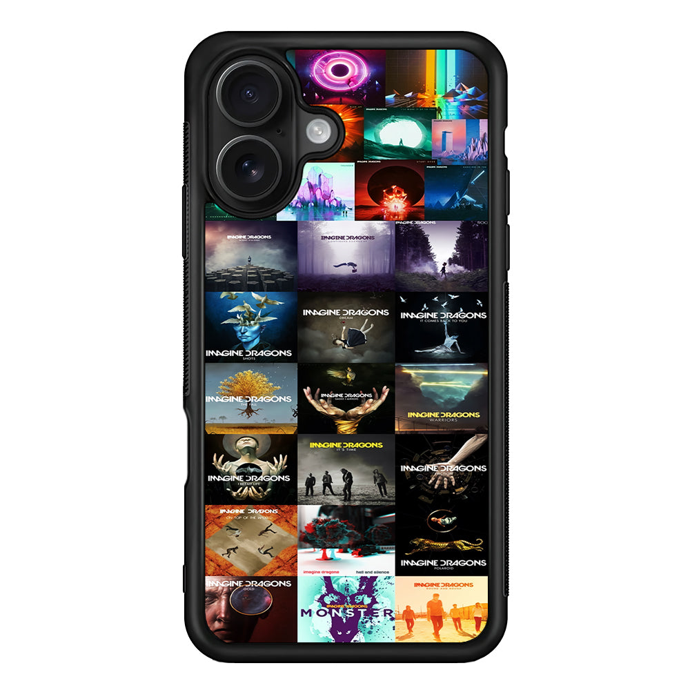 Imagine Dragons Album Collection iPhone 16 Case - Oxvistore