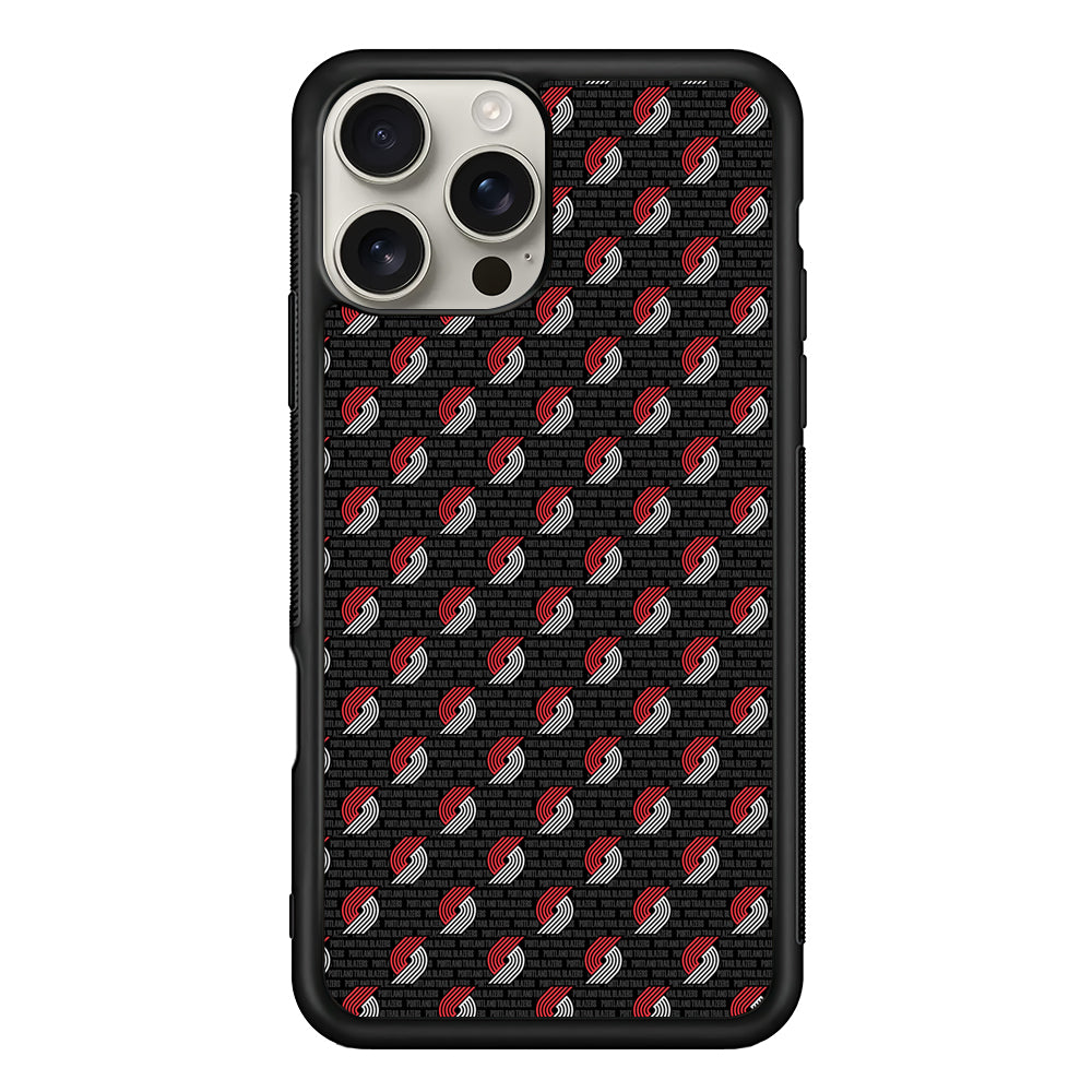 Portland Trail Blazers Pattern iPhone 16 Pro Max Case | Stylish Protective Case for iPhone 16 Pro Max