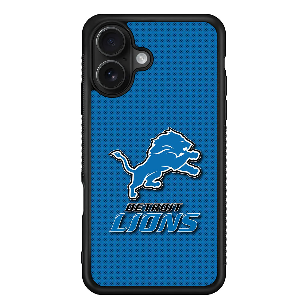 Detroit Lions Logo iPhone 16 Case - Oxvistore
