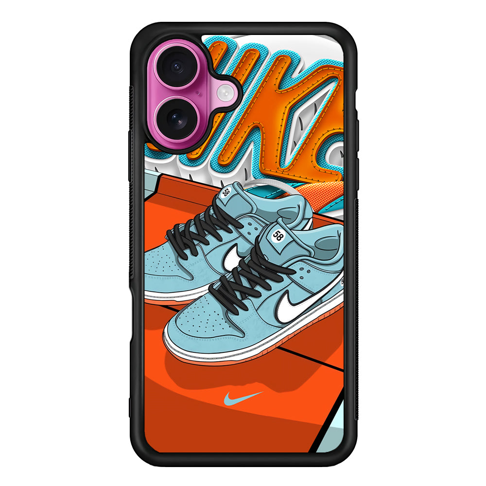 Nike Number 58 iPhone 17 Case - Slim Rubber Case for iPhone 17