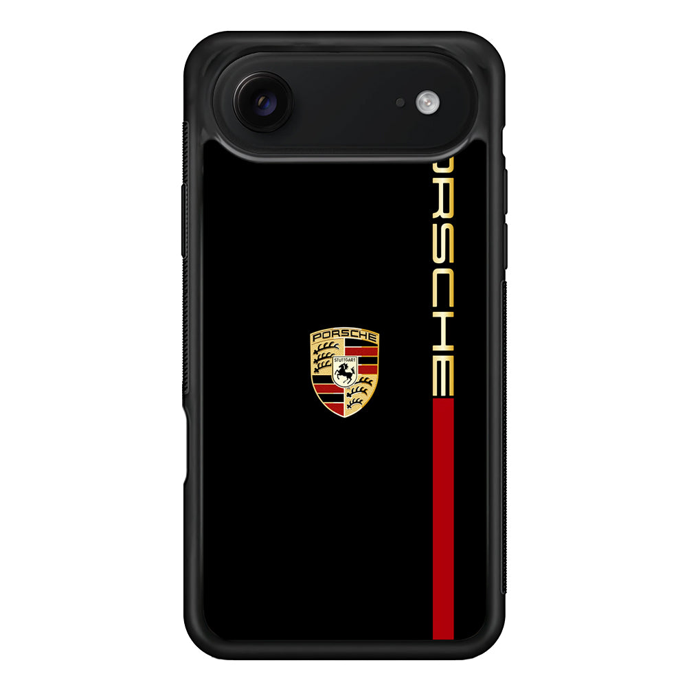 Porsche Car Logo Luxury iPhone 17 Air Case | Slim Rubber Case for iPhone 17 Air