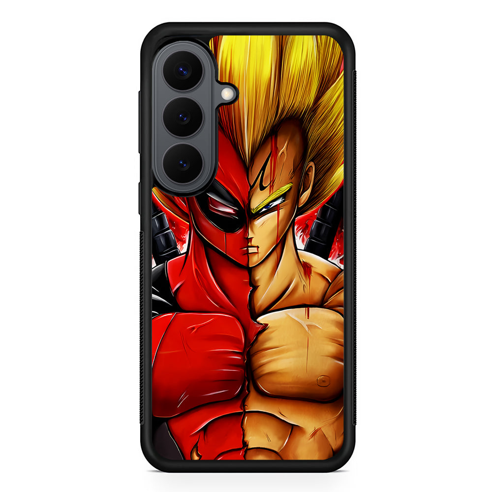 Deadpool X Vegeta Fusion Samsung Galaxy S26 Plus Case | Slim Rubber Case for Samsung Galaxy S26 Plus