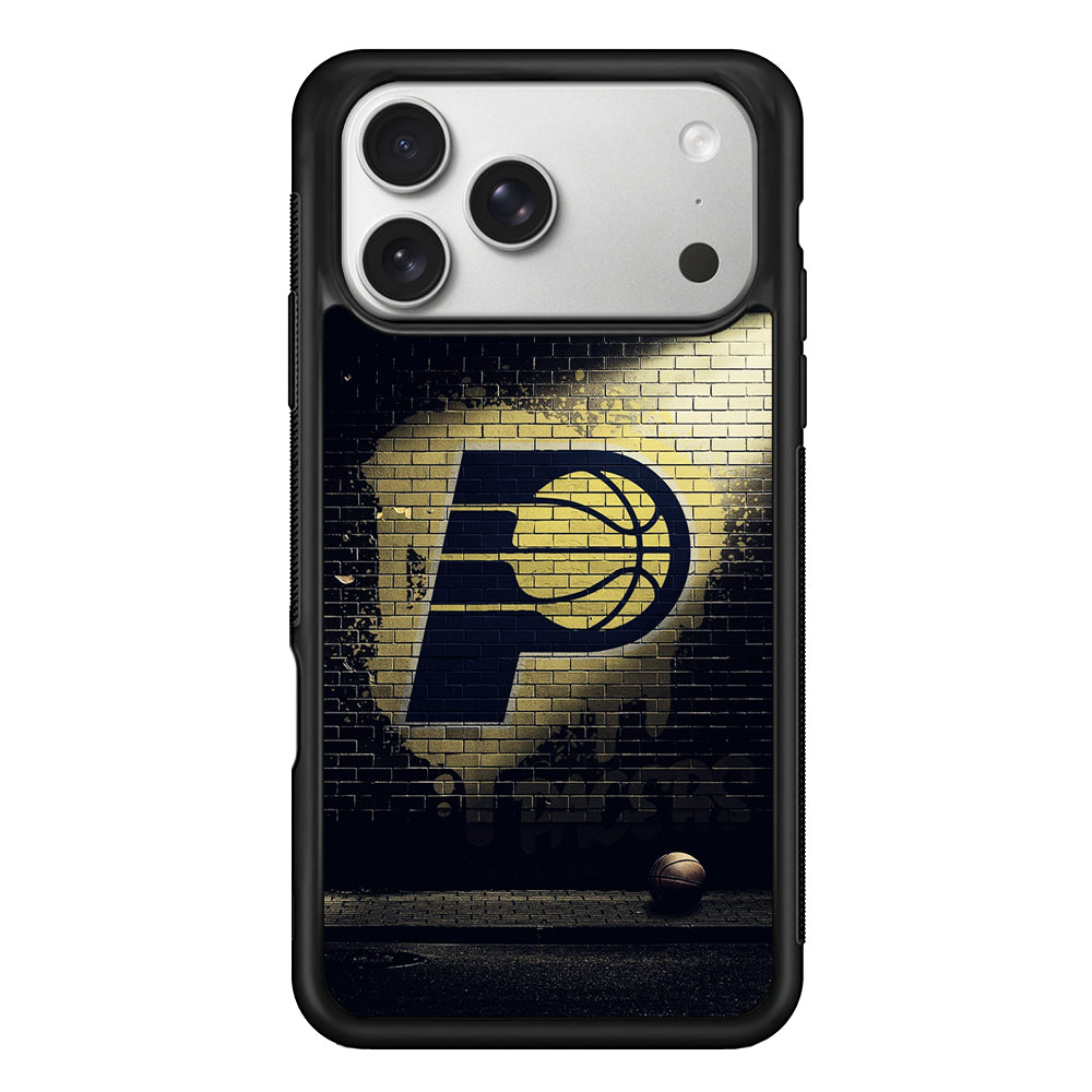 Indiana Pacers Wall iPhone 17 Pro Case | Slim Rubber Case for iPhone 17 Pro