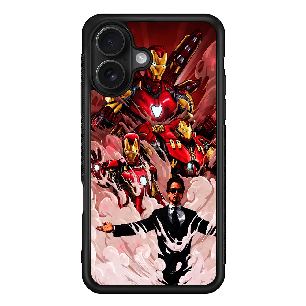Legend Tony Stark Iron Man iPhone 16 Case - Oxvistore