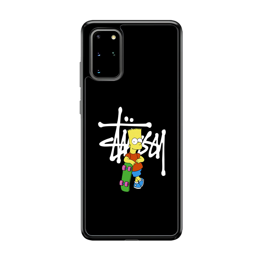 Stussy Simpson Skate Samsung Galaxy S20 Plus Case | Slim Rubber Case for Samsung Galaxy S20 Plus