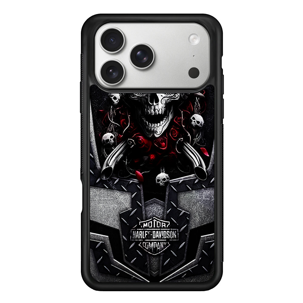 Harley Davidson Skull Art iPhone 17 Pro Case | Slim Protective Case for iPhone 17 Pro