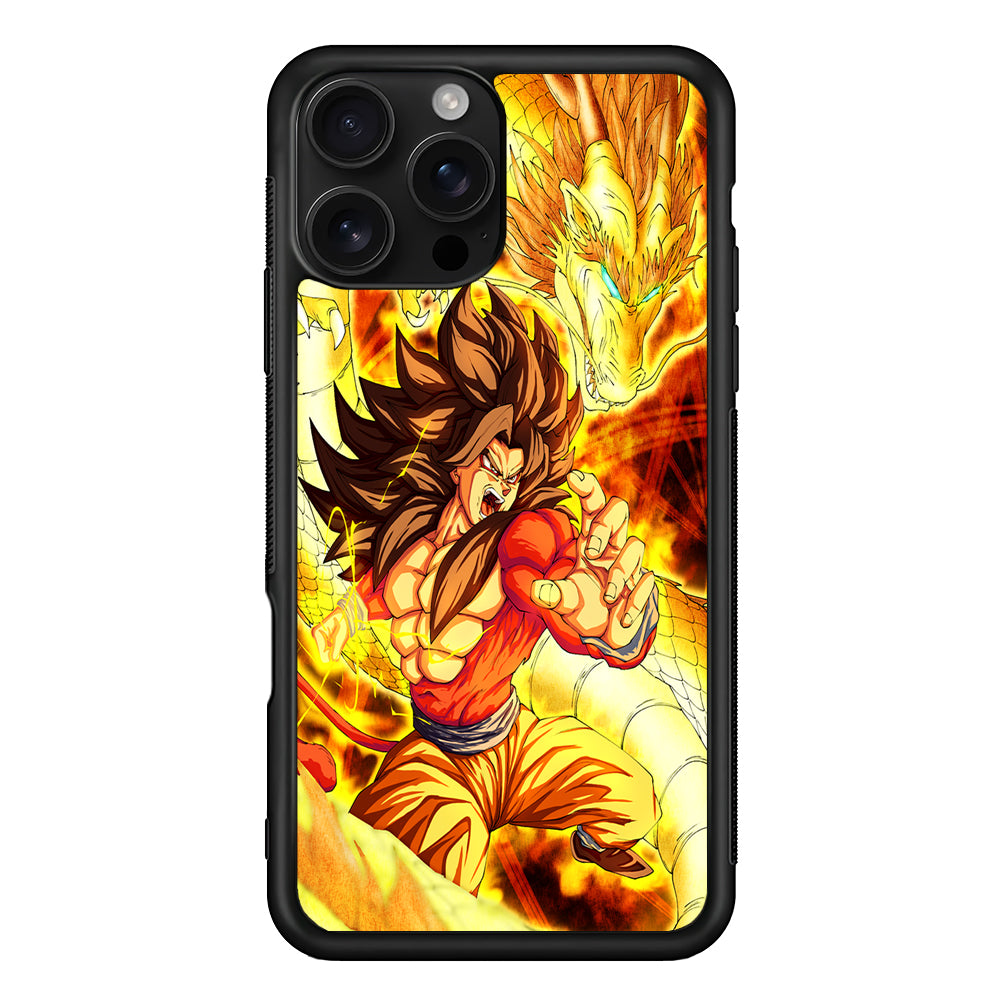 Super Saiyan 4 Goku Dragon iPhone 16 Pro Case | Durable Protective Case for iPhone 16 Pro