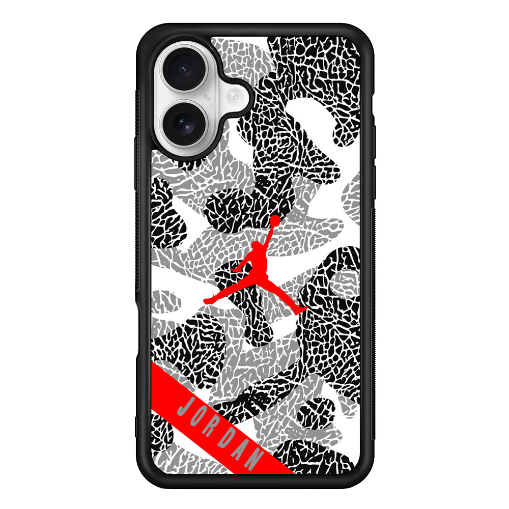 Air Jordan Absolute Patern iPhone 16 Plus Case – Slim Fit Protective Phone Case
